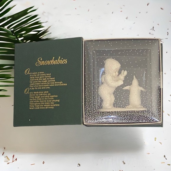 Dept 56 Snowbabies Figurine "I'll Teach You A Trick" 1993 In Box No Hoop Penguin - Picture 2 of 9